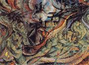 Umberto Boccioni State of Mind II The Farewells oil on canvas